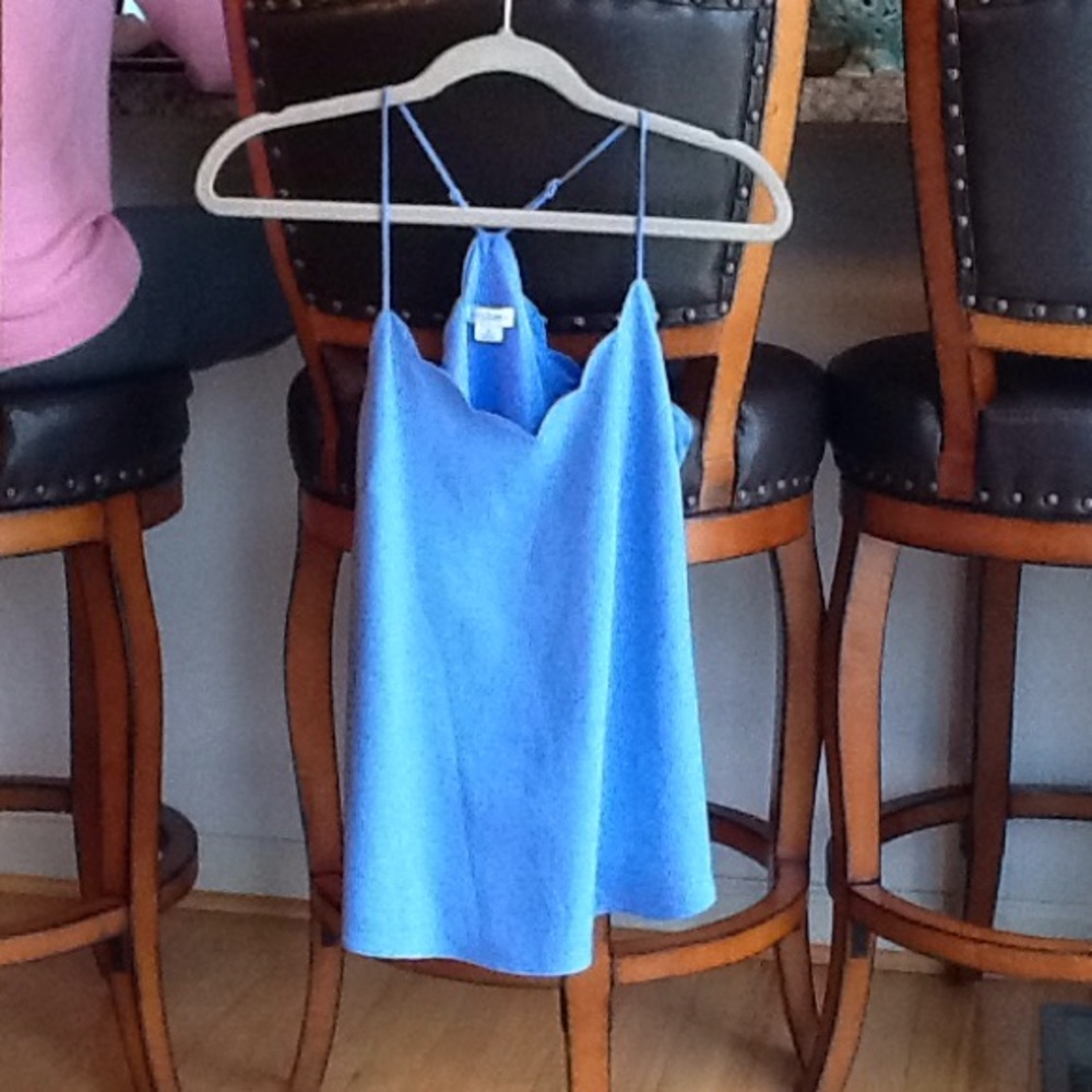 J. Crew Blue tank top